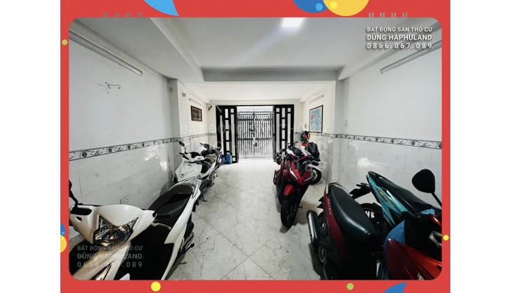 QGV. Bán CHDV 13P gần MT Phan Văn Trị, TN 50 triệu/th. Ngang 4.5M, 79m2, 5T.